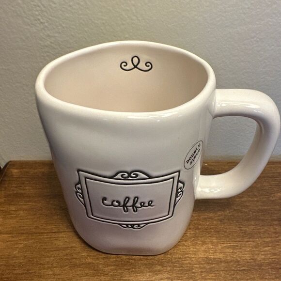 Rae Dunn Double Sided “Coffee” Cursive Mug - Picture 2 of 3